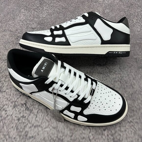 Amiri Skel Top Leather Sneakers - Picture 4 of 6